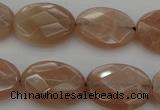 CMS967 15.5 inches 12*16mm faceted oval A grade moonstone beads