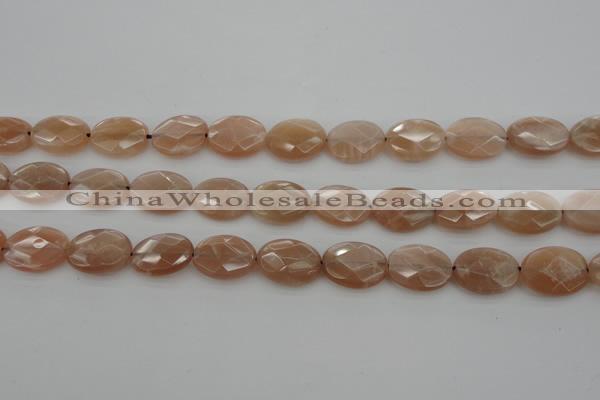 CMS967 15.5 inches 12*16mm faceted oval A grade moonstone beads