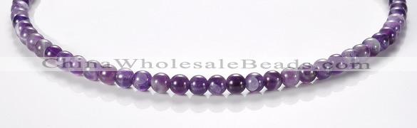 CNA01 6mm round AB grade natural amethyst quartz beads Wholesale
