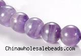 CNA03 10mm round AB grade natural amethyst quartz bead Wholesale