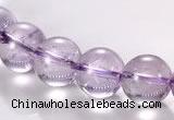 CNA11 10mm round A- grade natural amethyst beads Wholesale