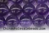 CNA1151 15.5 inches 6mm round natural amethyst gemstone beads