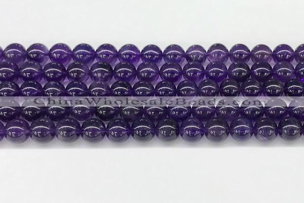 CNA1152 15.5 inches 8mm round natural amethyst gemstone beads