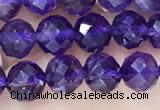 CNA1166 15.5 inches 6mm faceted round amethyst beads wholesale