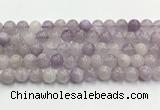 CNA1223 15.5 inches 12mm round lavender amethyst gemstone beads wholesale