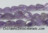 CNA200 15.5 inches 8*14mm faceted nugget natural amethyst beads