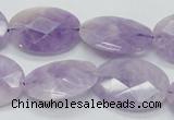 CNA332 15.5 inches 18*25mm faceted oval natural lavender amethyst beads