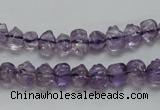 CNA39 15.5 inches 6*9mm pig-shaped grade A natural amethyst beads