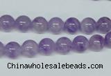 CNA401 15.5 inches 6mm round natural lavender amethyst beads