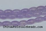 CNA410 15.5 inches 6*10mm rice natural lavender amethyst beads