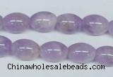 CNA412 15.5 inches 10*14mm rice natural lavender amethyst beads