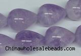 CNA419 15.5 inches 15*20mm teardrop natural lavender amethyst beads