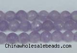 CNA422 15.5 inches 8mm faceted round natural lavender amethyst beads