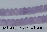 CNA427 4*8mm faceted rondelle natural lavender amethyst beads