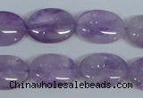 CNA448 15.5 inches 16*22mm oval natural lavender amethyst beads