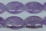 CNA449 15.5 inches 18*25mm oval natural lavender amethyst beads
