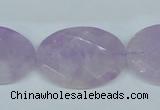 CNA459 15.5 inches 22*30mm faceted oval natural lavender amethyst beads