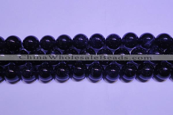 CNA555 15.5 inches 14mm round A grade natural dark amethyst beads
