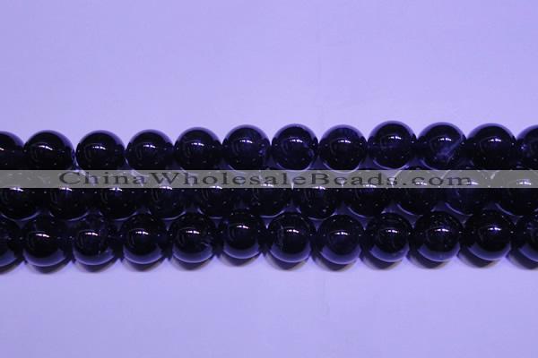 CNA564 15.5 inches 12mm round AA grade natural dark amethyst beads