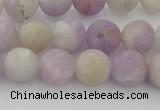 CNA672 15.5 inches 8mm round matte lavender amethyst beads