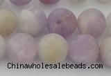 CNA674 15.5 inches 12mm round matte lavender amethyst beads