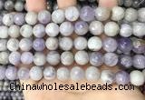 CNA688 15.5 inches 10mm faceted round lavender amethyst beads