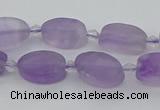 CNA722 15.5 inches 10*14mm oval amethyst gemstone beads wholesale