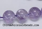 CNA808 15.5 inches 20mm round natural light amethyst beads