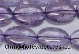 CNA833 15.5 inches 15*20mm oval natural light amethyst beads