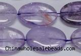 CNA835 15.5 inches 20*30mm oval natural light amethyst beads