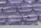 CNA851 15.5 inches 12*16mm rectangle natural light amethyst beads