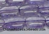 CNA852 15.5 inches 13*18mm rectangle natural light amethyst beads