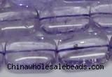 CNA853 15.5 inches 15*20mm rectangle natural light amethyst beads