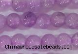 CNA950 15.5 inches 4mm round natural lavender amethyst beads