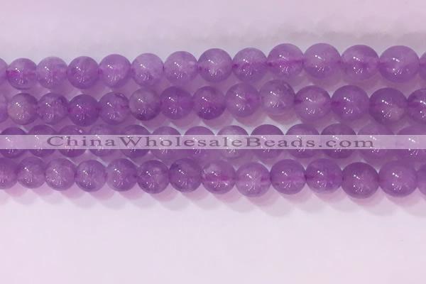 CNA954 15.5 inches 8mm round natural lavender amethyst beads