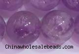 CNA958 15.5 inches 16mm round natural lavender amethyst beads