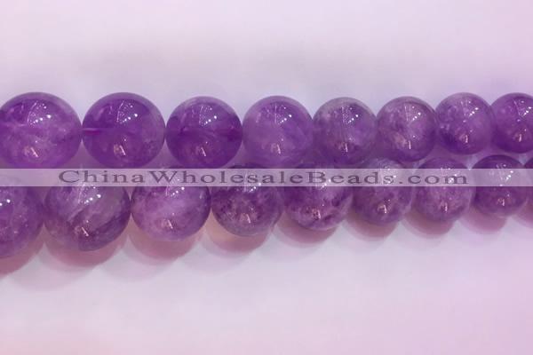 CNA960 15.5 inches 20mm round natural lavender amethyst beads