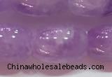 CNA976 15.5 inches 10*14mm drum natural lavender amethyst beads