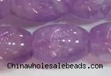 CNA977 15.5 inches 12*16mm drum natural lavender amethyst beads