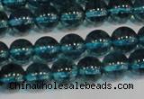 CNC422 15.5 inches 8mm round dyed natural white crystal beads