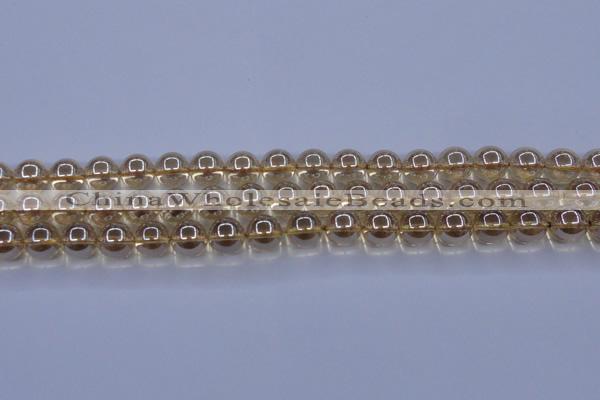 CNC503 15.5 inches 10mm round dyed natural white crystal beads