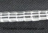 CNC60 15.5 inches 8*8mm cube grade A natural white crystal beads