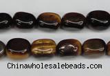 CNG01 15.5 inches 9*12mm nuggets yellow tiger eye gemstone beads