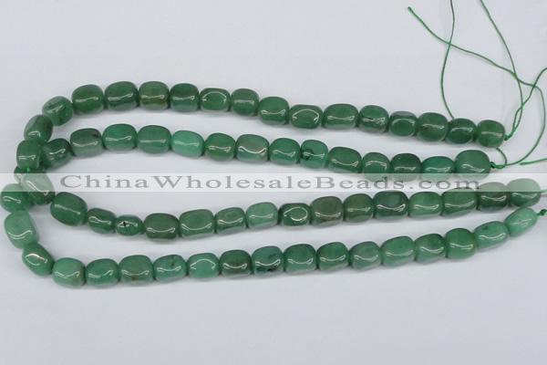 CNG08 15.5 inches 9*12mm nuggets green aventurine beads