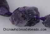 CNG1006 15.5 inches 15*25mm - 25*30mm nuggets dogtooth amethyst beads