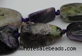 CNG1048 15.5 inches 12*16mm - 25*35mm nuggets charoite gemstone beads