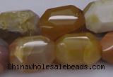 CNG1070 15.5 inches 13*18mm - 16*22mm faceted nuggets Botswana agate beads