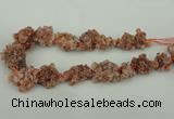 CNG1082 15.5 inches 20*25mm - 25*35mm nuggets red quartz beads