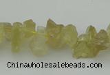 CNG1117 15.5 inches 8*12mm - 13*18mm nuggets lemon quartz beads