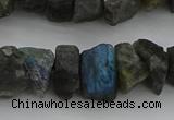 CNG1140 15.5 inches 8*12mm - 13*18mm nuggets labradorite beads